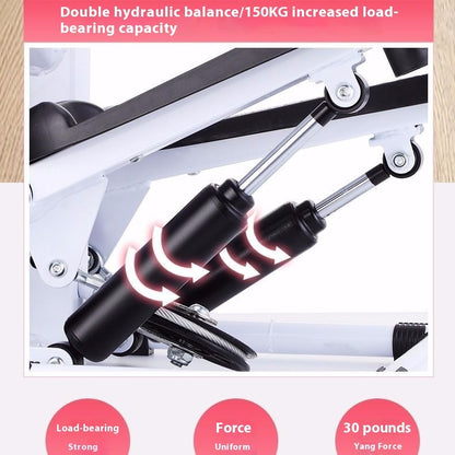 New Wriggled Plate Treadmills Multi-action Hydraulic Elliptical Jogging Machine