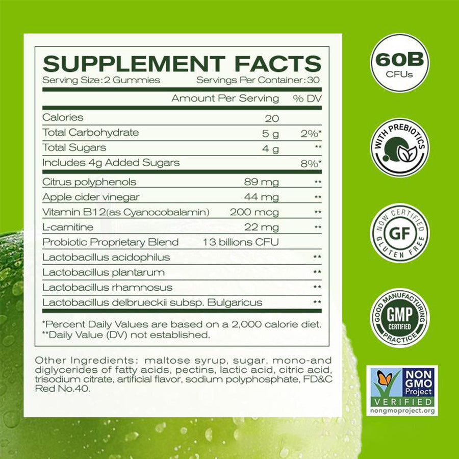 60 Cider Vinegar Gummies
